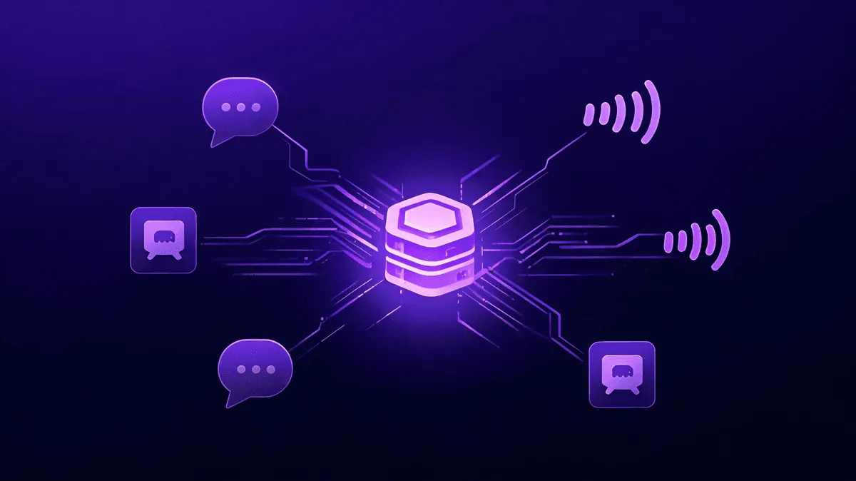 Cloud server connecting to multiple communication platforms