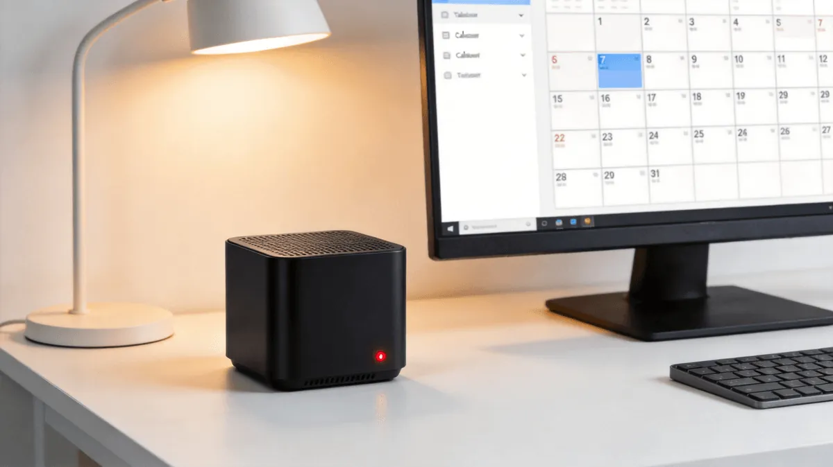 KaiheAiBox device running calendar sync agent continuously