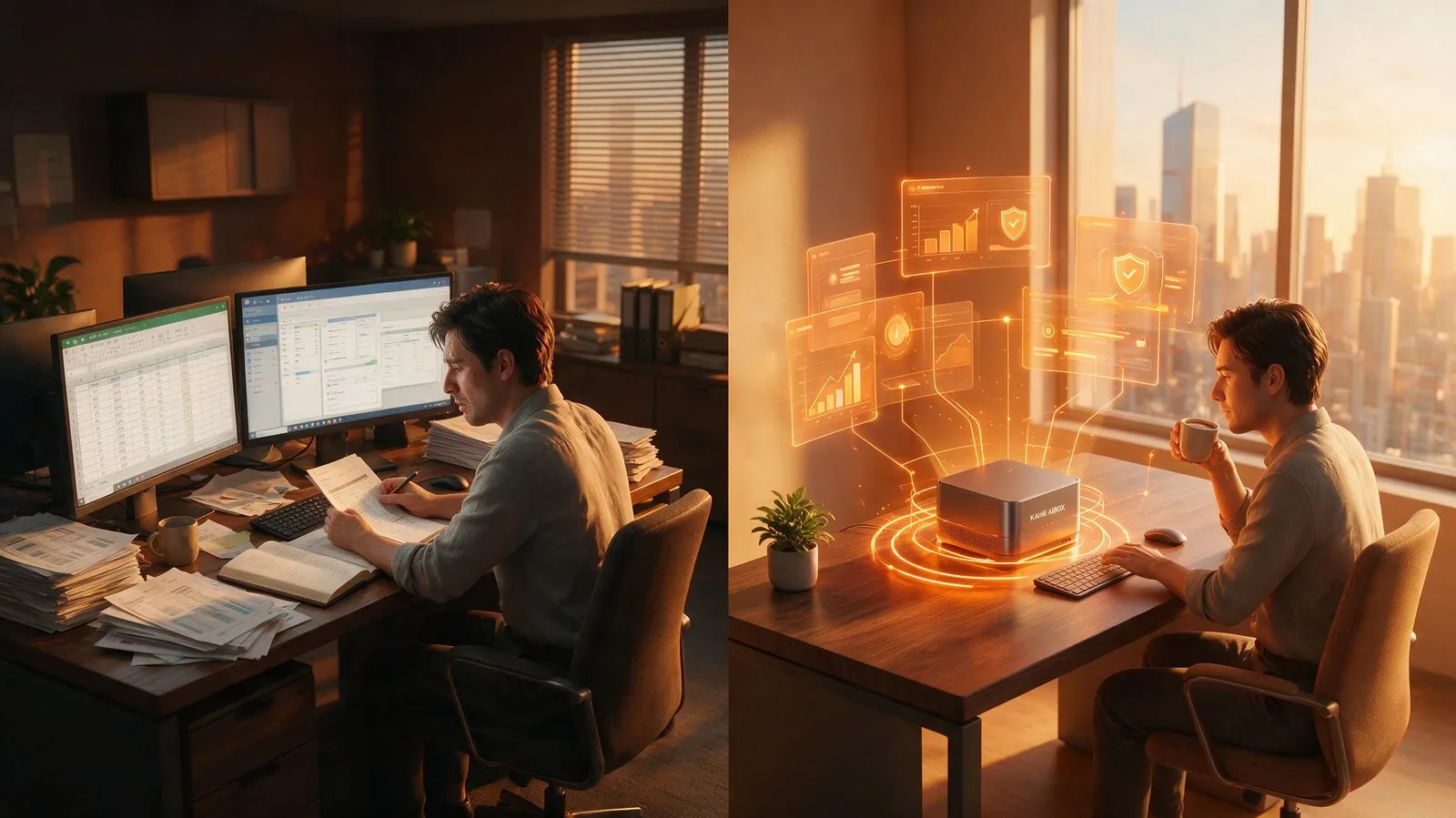 WorkBuddy自动化工作流全流程示意