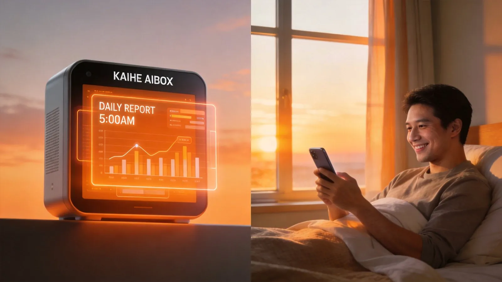 From "don't know what to worry about" to "know what to watch" — the AI butler delivers reports at 5 AM every day