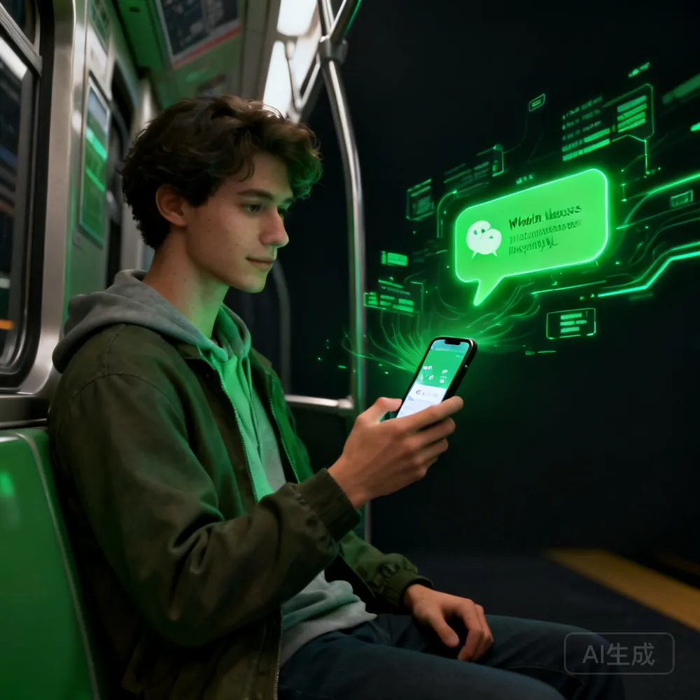 Commuting: send WeChat voice command to AI, get results instantly
