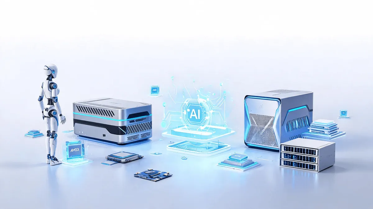 AMD AI Mini PC exterior and port layout